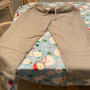 Men’s gray sweatpants 2xl